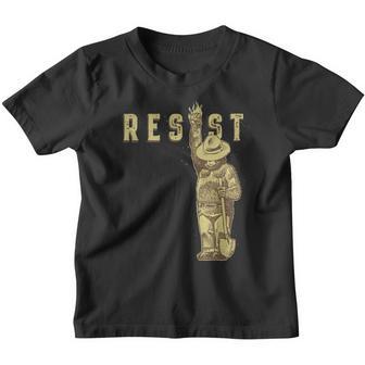 Resist Smokey The Bear National Park Shirt Youth T-shirt - Thegiftio UK