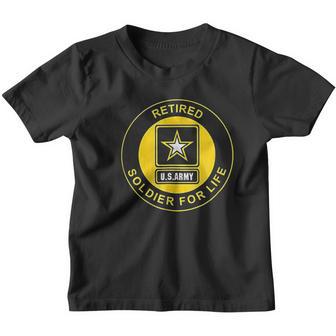 Retired Us Army Soldier For Life Youth T-shirt - Thegiftio UK