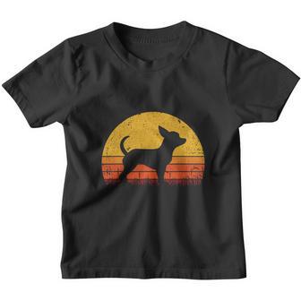 Retro Chihuahua Dog Mom Dog Dad Gift Vintage Chihuahua Youth T-shirt - Thegiftio UK