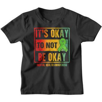 Retro Its Okay To Not Be Okay Mental Health Awareness Youth T-shirt - Thegiftio UK
