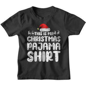 Retro This Is My Christmas Pajama Or Kids Deer Youth T-shirt - Thegiftio UK