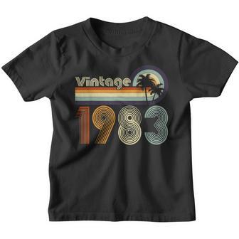 Retro Vintage 1983 40 Years Old 40Th Birthday Gifts Boy Kids Youth T-shirt - Thegiftio UK
