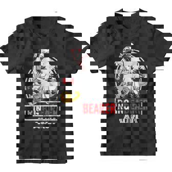 Ring Bearer Saurus T Rex Wedding Kids Boys Ring Bearer Youth T-shirt | Seseable CA