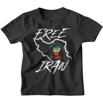 Rise With The Women Of Iran Women Life Freedom Youth T-shirt - Thegiftio UK