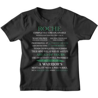 Roche Name Gift Roche Completely Unexplainable Youth T-shirt - Thegiftio UK