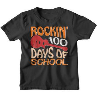 Rockin 100 Days Of School For A 100 Days Of School 100Th Day Youth T-shirt - Seseable