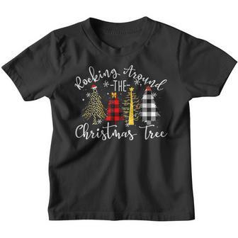 Rocking Around The Christmas Tree Buffalo Plaid Christmas V2 Youth T-shirt - Thegiftio UK