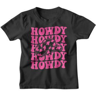 Rodeo Howdy Western Retro Cowboy Hat Southern Cowgirl Youth T-shirt - Thegiftio UK