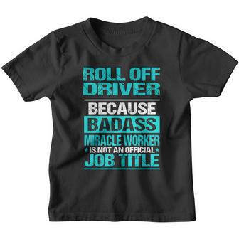 Roll Off Driver Youth T-shirt - Thegiftio UK
