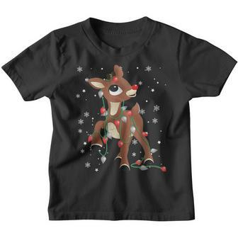 Rudolph The Red Nose Reindeer For Kids And Christmas Fan Youth T-shirt - Thegiftio UK