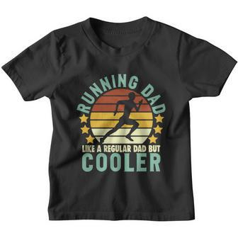 Running Dad Like A Regular Dad But Cooler Sporty Dad Fathers Day Youth T-shirt - Monsterry