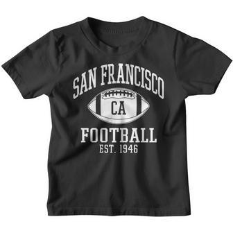San Francisco Football | Vintage Sf Cali Retro Gameday Youth T-shirt | Mazezy