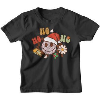 Santa Groovy Ho Ho Ho Xmas Smiling Christmas For Men Women Youth T-shirt - Thegiftio UK