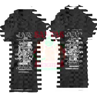 Santas Sleighers Christmas Squad Funny Christmas Youth T-shirt - Monsterry