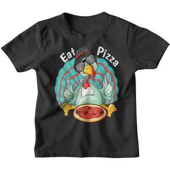 Save A Turkey Eat Pizza Thanksgiving Kids Adult Vegan Youth T-shirt - Thegiftio UK