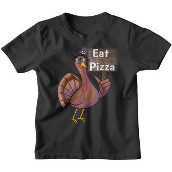 Save A Turkey Eat Pizza Thanksgiving Kids Adult Vegan Youth T-shirt - Thegiftio UK