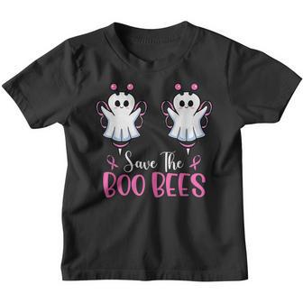 Save The Boobees Boo Bees Breast Cancer Halloween Women Youth T-shirt - Thegiftio UK