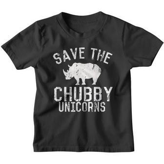 Save The Chubby Unicorns Fat Rhino Vintage Youth T-shirt - Thegiftio UK
