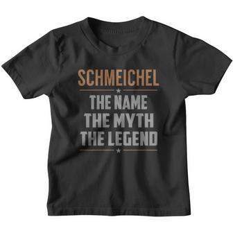 Schmeichel The Name The Myth The Legend Name Shirts Youth T-shirt - Thegiftio UK