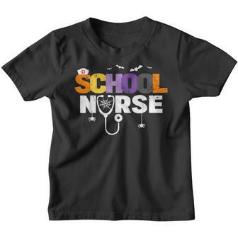 School Nurse Halloween Costume Registered Nurse Life Pumpkin Youth T-shirt - Thegiftio UK