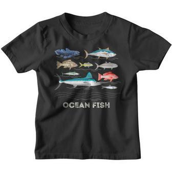 Sea Animals Children Sal- Water Creatures Kids Fish Costume Youth T-shirt | Mazezy