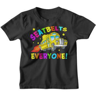Seatbelts Everyone Magic School Bus Driver Halloween Costume V2 Youth T-shirt - Thegiftio UK