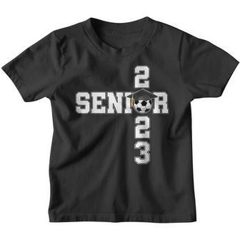 Senior 2023 Soccer Player Class Of 2023 Football Graduation Youth T-shirt - Thegiftio UK