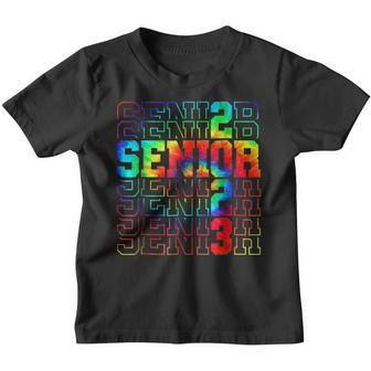 Senior Graduation Class Of 2023 Tie Dye Senior 2023 Youth T-shirt - Thegiftio UK