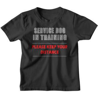 Service Dog In Training Dog Handler And Trainer Youth T-shirt - Thegiftio UK