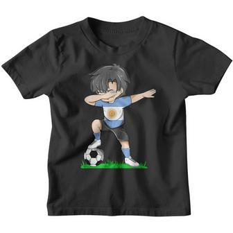 Soccer Argentina Jersey Argentinian Flag Football Boys Men Youth T-shirt | Mazezy