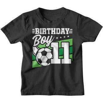 Soccer Birthday Party - 11 Year Old Boy - 11Th Birthday Youth T-shirt | Mazezy