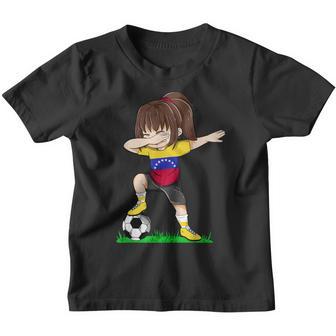 Soccer Venezuela Jersey Venezuelan Flag Football Girls Youth T-shirt - Thegiftio UK