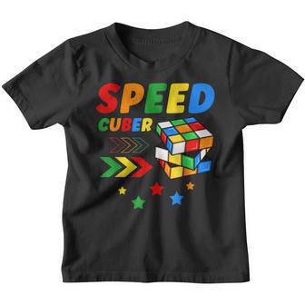 Speed Cuber Puzzle Cubing Cubes Magic Boys Girls Kids Youth T-shirt - Thegiftio UK