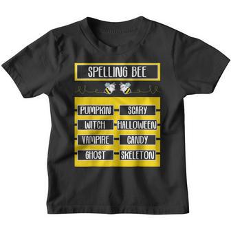 Spelling Bee Pun Halloween Costume For Teachers V2 Youth T-shirt - Thegiftio UK