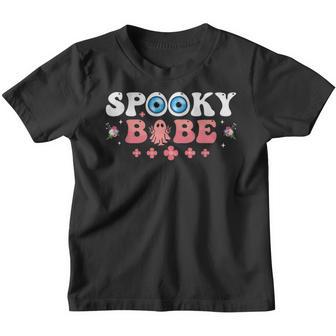 Spooky Season Halloween Season Spooky Babe V3 Youth T-shirt - Thegiftio UK