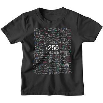Square Root Of 256 16 Year Old Gift 16Th Birthday Boys Girls Youth T-shirt - Thegiftio UK