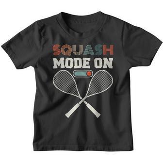 Squash Mode On Squash Playing Men And Women Player Youth T-shirt - Thegiftio UK