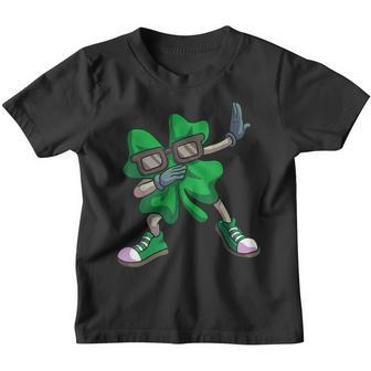 St Patricks Day Boys Kids Men Dabbing Shamrock Youth T-shirt - Thegiftio UK