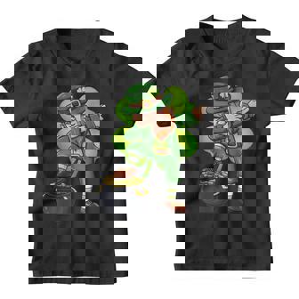 St Patricks Day Dabbing Leprechaun Irish Boys Girls Kids Dab Youth T-shirt | Mazezy