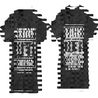 Straight Outta Elementary School Class 2023 Funny Graduation Youth T-shirt | Mazezy