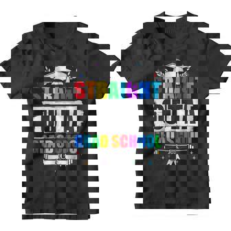 Straight Outta Grad School Graduation Graduated For Him Her Youth T-shirt | Mazezy