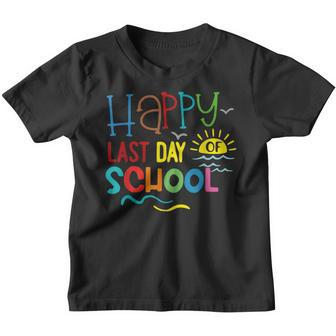 Summer Happy Last Day Of School Cute Happy Last Day Kids Youth T-shirt - Thegiftio UK