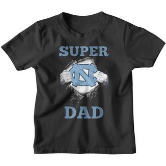 Super Dad In Tar Heel Youth T-shirt - Thegiftio UK