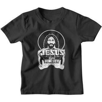 Super Detailed Version Original Jesus Is My Homeboy V2 Youth T-shirt - Thegiftio UK
