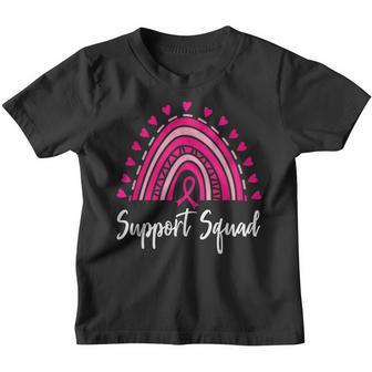Support Squad | Breast Cancer Awareness Youth T-shirt - Thegiftio UK