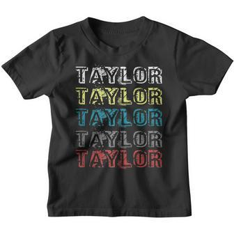 Sweat Heart Taylor Love Retro Design Funny Boys Girls Gift Youth T-shirt | Mazezy