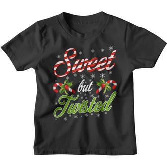Sweet But Twisted Candy Cane Christmas Youth T-shirt - Thegiftio UK