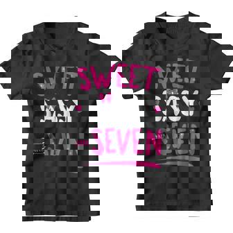 Sweet Sassy And Seven Kids 7Th Birthday Gift Youth T-shirt | Mazezy