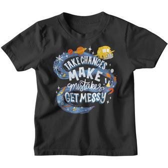 Take Chances Make Mistakes Get Messy Magic Schoolbus Youth T-shirt - Thegiftio UK