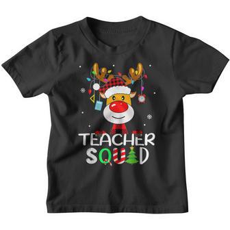 Teacher Christmas Funny Teachers Squad Reindeer Xmas Team Youth T-shirt - Thegiftio UK